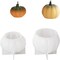 Halloween Pumpkin Silicone Mold for Candle(b)1.87 x 2.65 x 2.25 inches